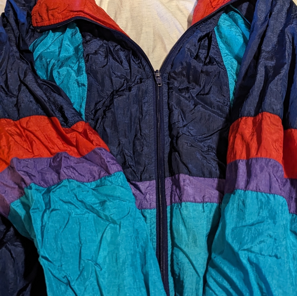 Vintage color block jacket